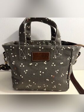 Maika canvas mini tote.